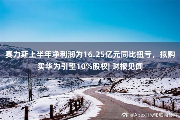 赛力斯上半年净利润为16.25亿元同比扭亏，拟购买华为引望10%股权| 财报见闻