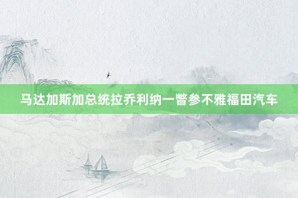 马达加斯加总统拉乔利纳一瞥参不雅福田汽车